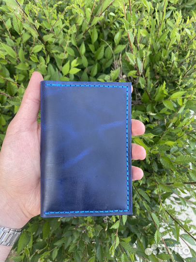 Обложка на паспорт из кожи crazy horse