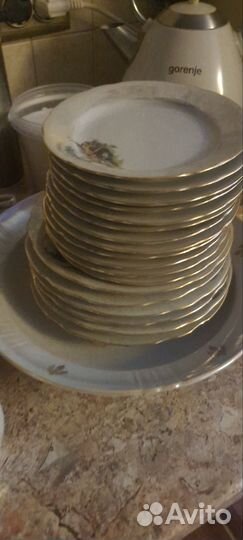 Кофейно- столовый сервиз Мадонна Дулево СССР