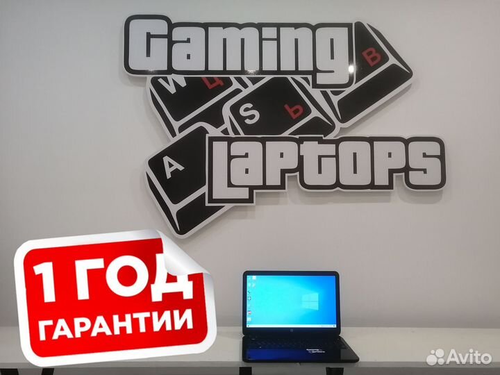 Производительный ноутбук HP с двумя видеокартами