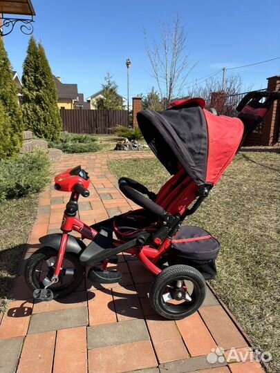 Детский велосипед с родительской ручкой