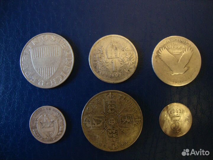 Иностранные серебряные монеты