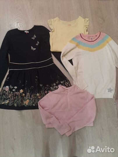 Вещи пакетом на девочку р.146