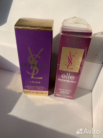 Коробки и флаконы от духов, духи