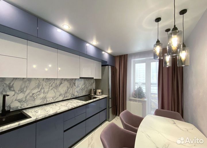 Кухня Сиреневая напрямую от фабрики на заказ