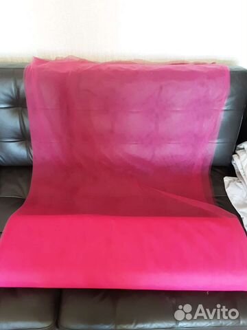 Ткань сетка фуксия