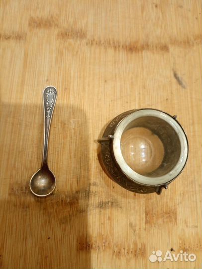 Солонка мельхиор СССР