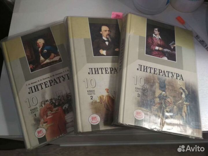 Учебники по литературе 10 класс