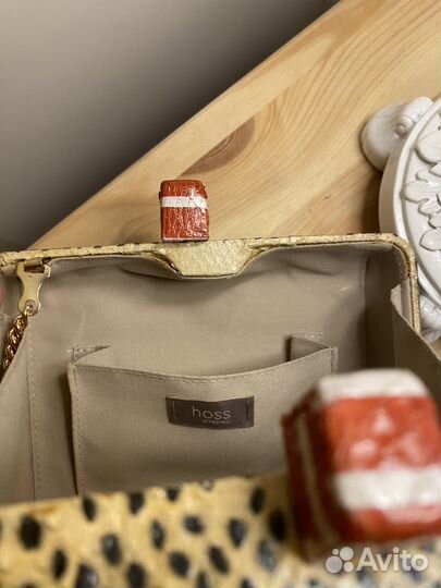 Сумочка hoss из натуральной змеиной кожи