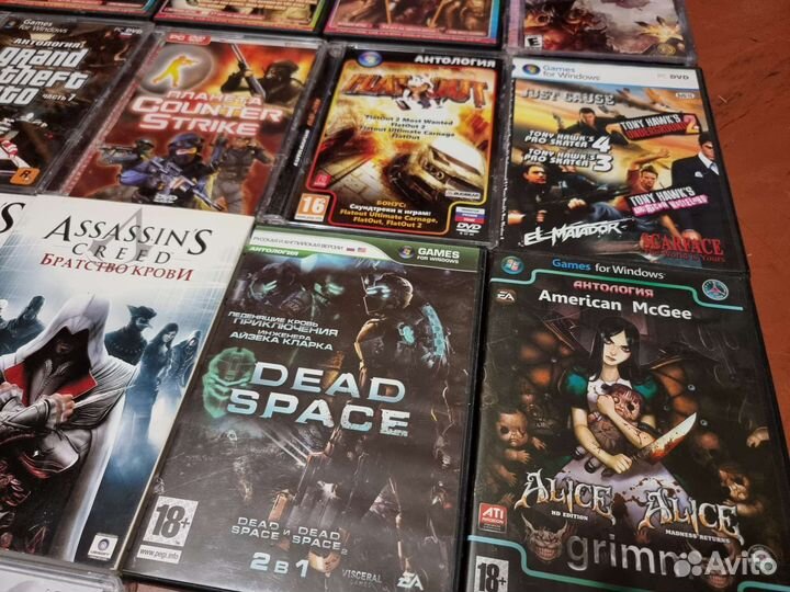 Много игр для пк на DVD не лицензия