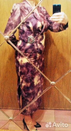 Костюм с удл. юбкой