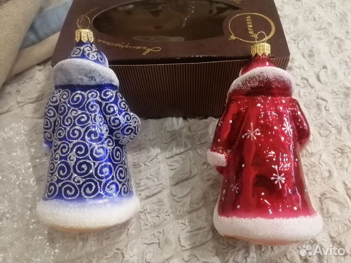 Елочные игрушки Ариель Дед Мороз (в 2х цветах)