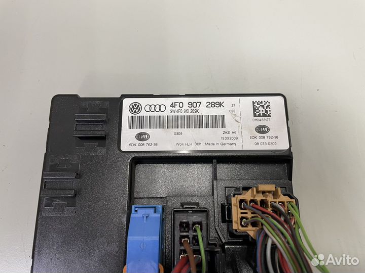 Блок комфорта Ауди А6 С6 4F0907289K