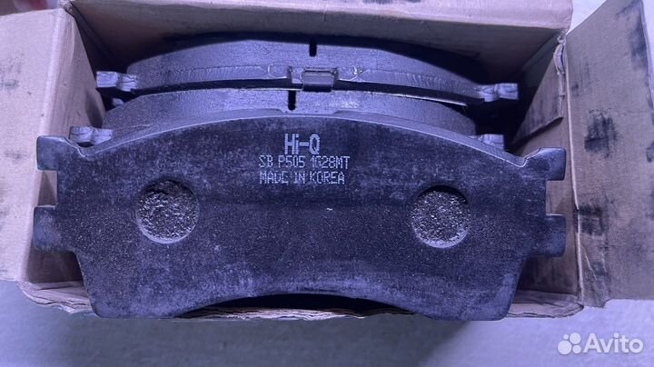 Колодки передние для kia spectra