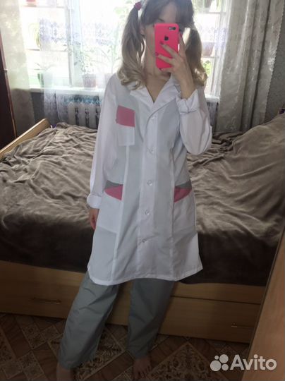 Новый Медицинский костюм халат штаны