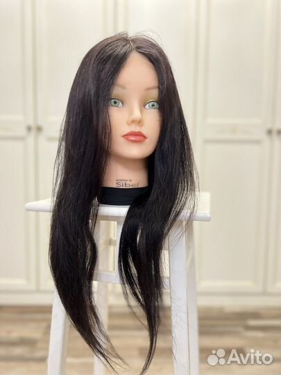 Полуистема Парик натуральный волос