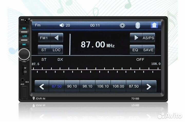 Автомагнитола 2 Din 7