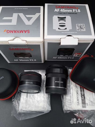 35mm 45mm sony E samyang