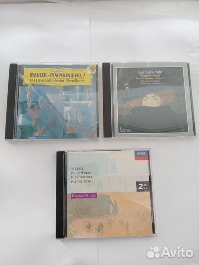 Фирменные CD зарубежных композиторов XIX-XX вв