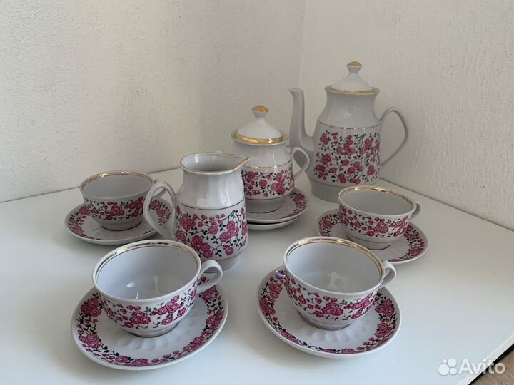 Кофейный сервиз Рижский фарфор