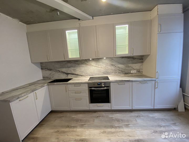 Кухонный гарнитур угловой в новостройку