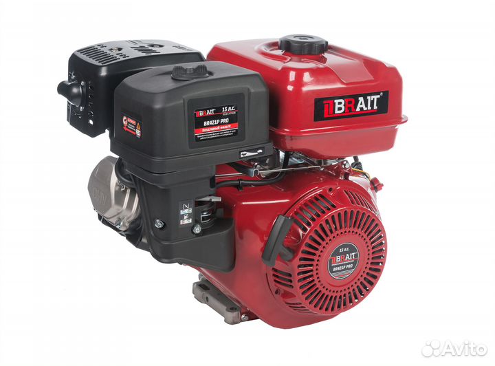 Двигатель бензиновый BR421P PRO (15 л.с., диаметр