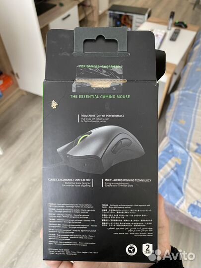 Игровая мышь razer deathadder essential