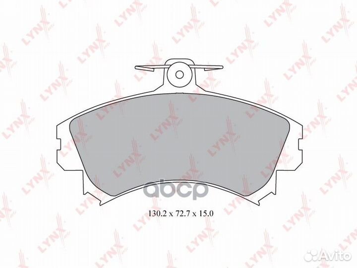 Колодки тормозные дисковые перед BD5526 LYN