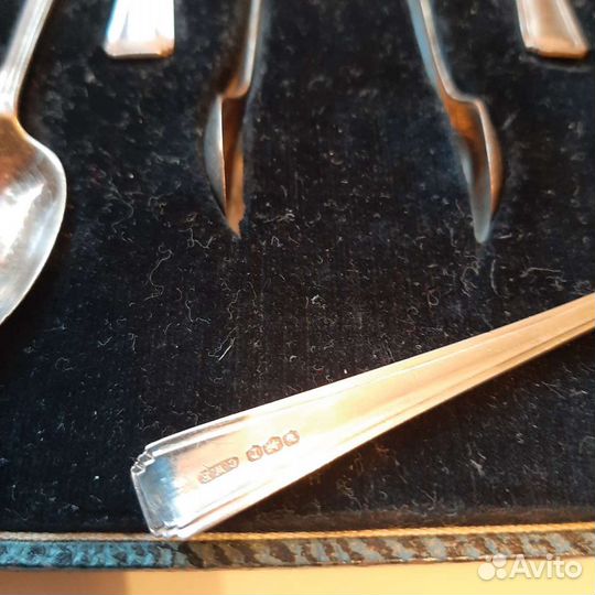 Набор чайных серебрянных ложечек