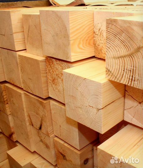 Доска обрезная 25х150 Брус в наличии