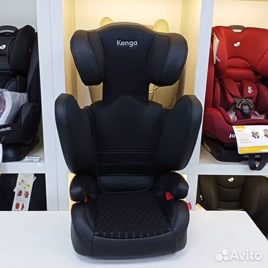 Автокресло 15036кг Широкое Kenga master черный