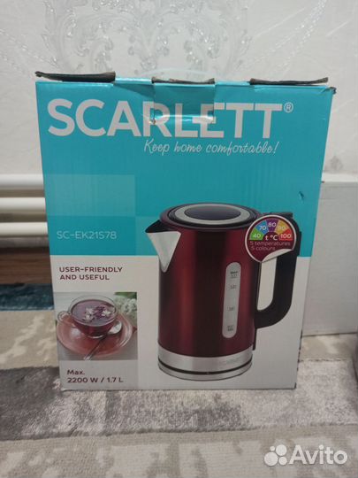 Scarlett электрический чайник
