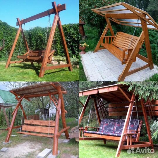 Мельница садовая, качели садовые