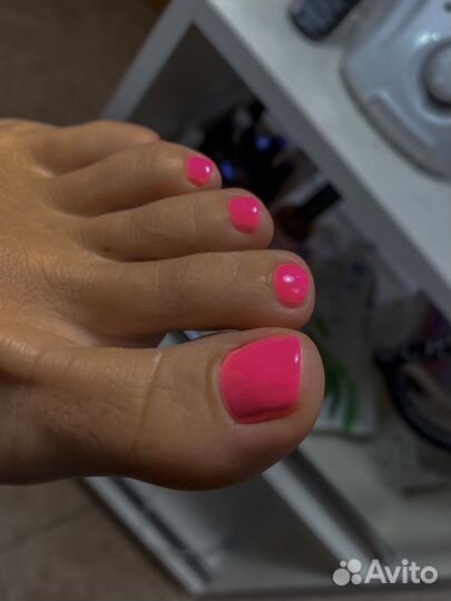 Маникюр гель лак, педикюр