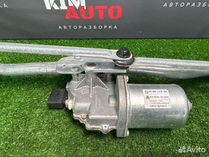 Трапеция дворников с мотором Skoda Fabia 2 1.4