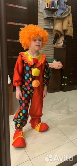 Карнавальные костюмы клоуна и клоунессы прокат