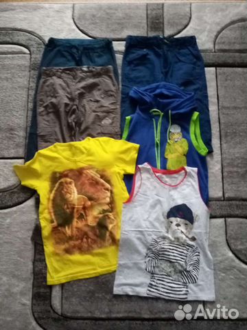 Детская одежда для мальчиков 140 рост пакетом