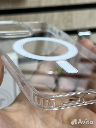 Чехол-силикон Clear Case MagSafe