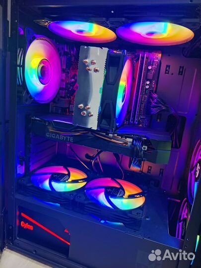 Frgb вентиляторы, 8 штук