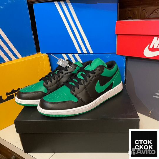 Оригинал) Кроссовки Nike Air Jordan 1 Low Lucky Gr