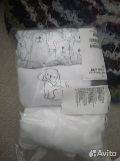 Боди H&M 98 комплект 3 штуки