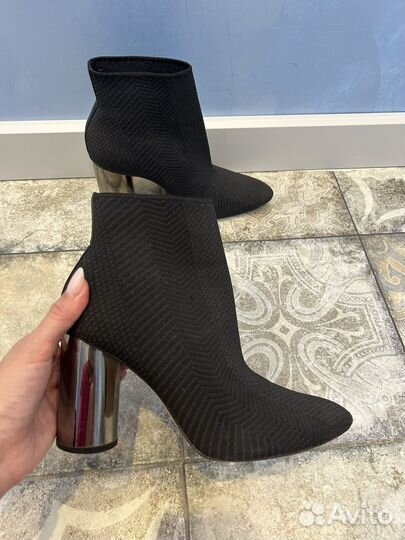 Ботильоны zara 37 чулки