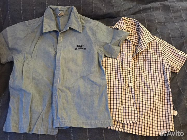 Рубашки с коротким рукавом 104-116