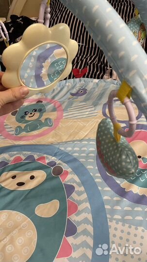 Развивающий коврик с пианино для новорожденных