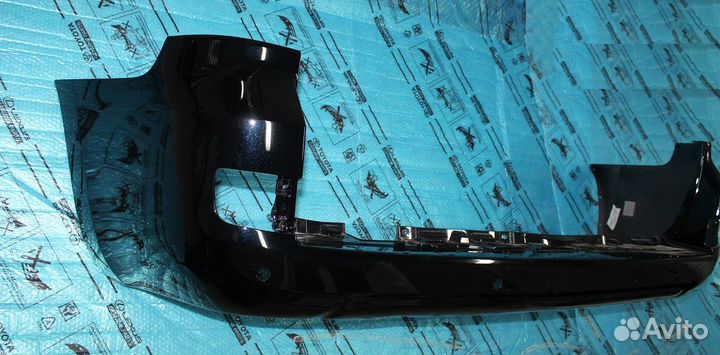 Бампер Ленд Крузер 200 под установку черный 15-21