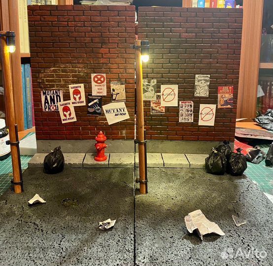 Диорама для фигурок 1/12 Люди Икс