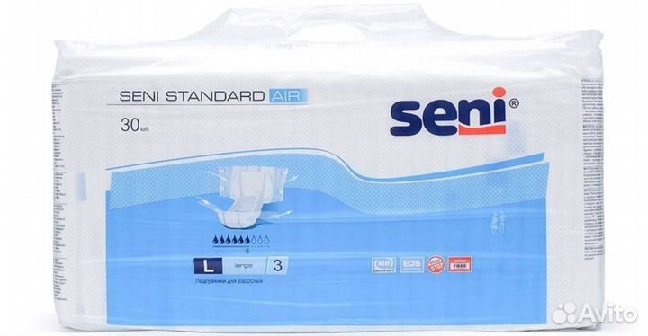 Памперсы для взрослых seni 3