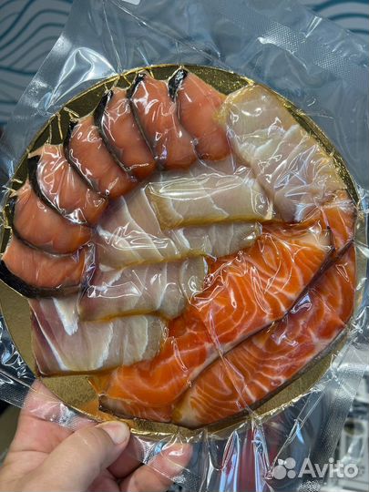 Рыбный сет хк (форель, марлин, кета) 300гр