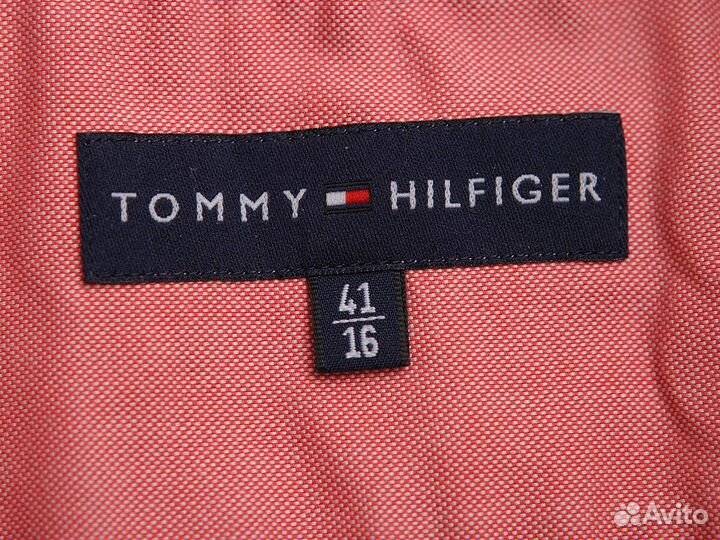 Хлопковая рубашка Tommy Hilfiger 41 size L