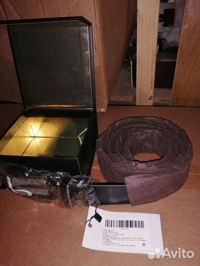 Мужской кожаный ремень