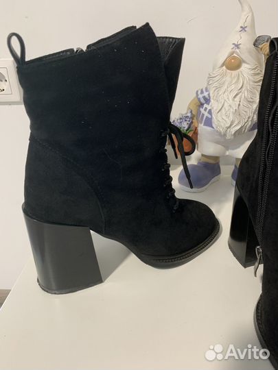Ботильоны 38 натуральная замша